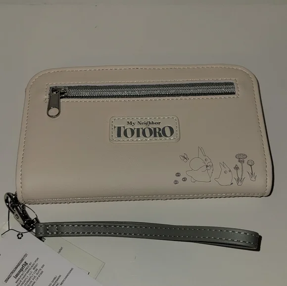 Loungefly Studio Ghibli Totoro Rain Mini Backpack and Tech Wallet - Picture 15 of 16